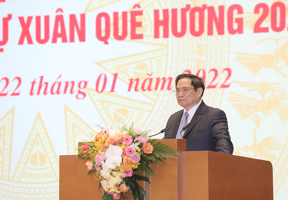 Thủ tướng Chính phủ Phạm Minh Chính gặp mặt Kiều bào tham dự Xuân Quê hương năm 2022